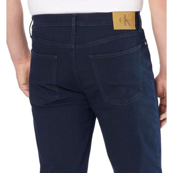 Calvin Klein NWT Men's Classic 5-Pocket Stretch Straight Fit W38xL29 Denim Jean - Picture 4 of 16